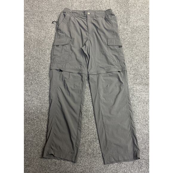 Columbia Omni-Dry Titanium Convertible Pants Men’s Small 32L Gray Ripstop Cargo - Picture 1 of 9